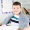 Bouncybands Sensory Weighted Dual Texture Shoulder Wrap for Kids, 40in. x 12in. LPWR5GY - alternate 4